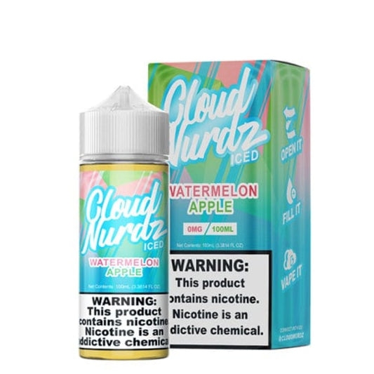 Cloud Nurdz Watermelon Apple ICED E-juice 100ml